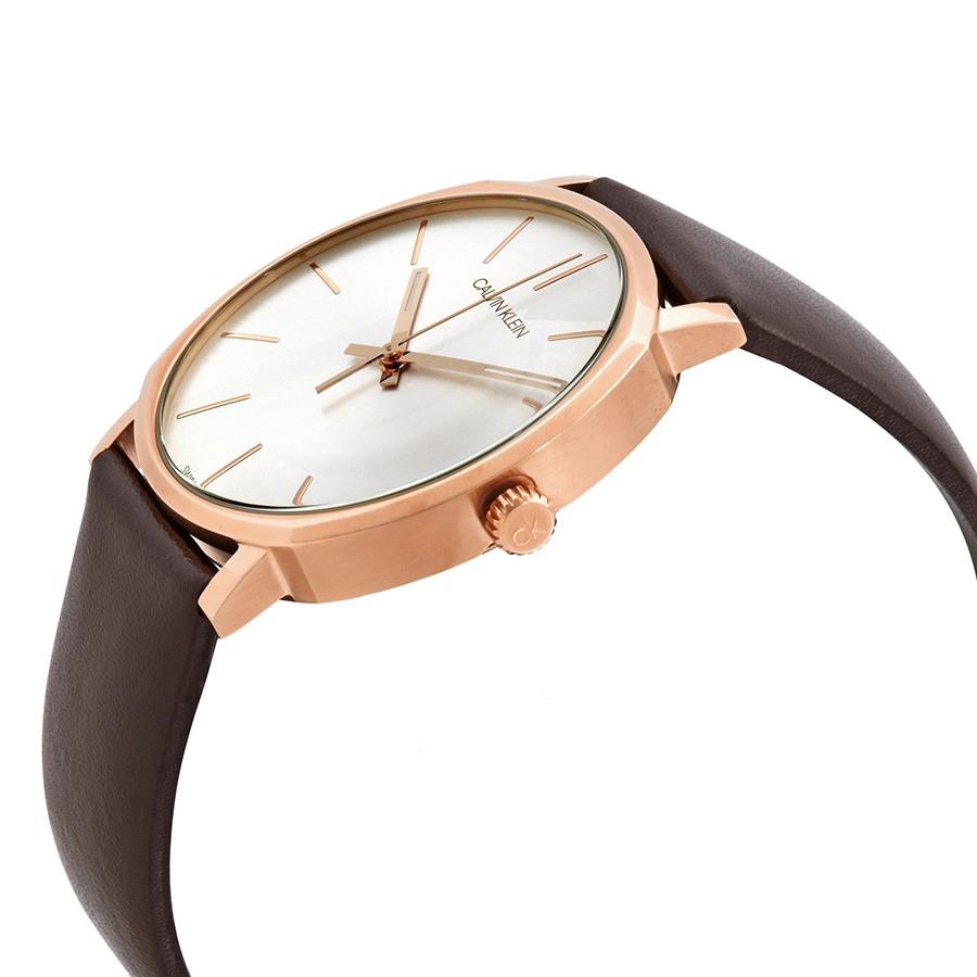 Calvin Klein K8Q316G6 Posh Quartz Silver Dial Brown Leather Men's Watch Calvin Klein K8Q316G6 Posh Quartz Silver Dial Brown Leather Men's Watch